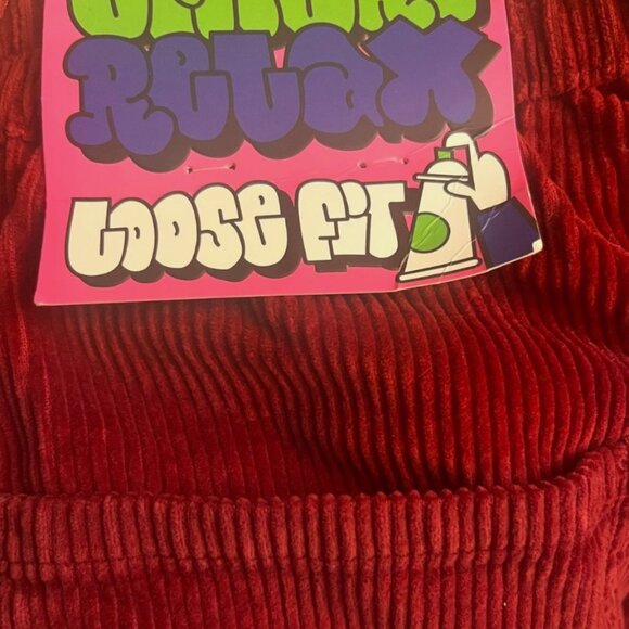 NEW Empyre Pants Womens 26 Burgundy Tori Corduroy Small - Picture 5 of 6